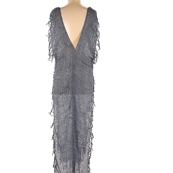 Chic, sustainable! Caravana Gauzy Blue Swimsuit Cover-Up - Picture 1 of 5
